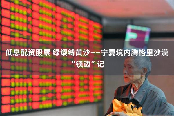 低息配资股票 绿缨缚黄沙——宁夏境内腾格里沙漠“锁边”记